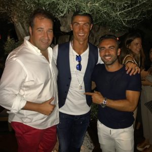 Cristiano Ronaldo y Ricki Regufe